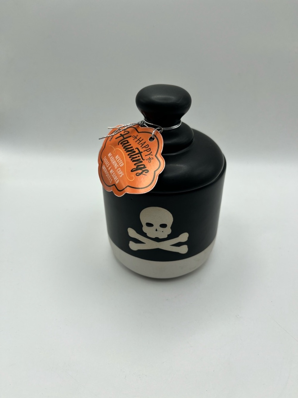 10 Strawberry Street Halloween Poison Bottle Skull Measuring Cups